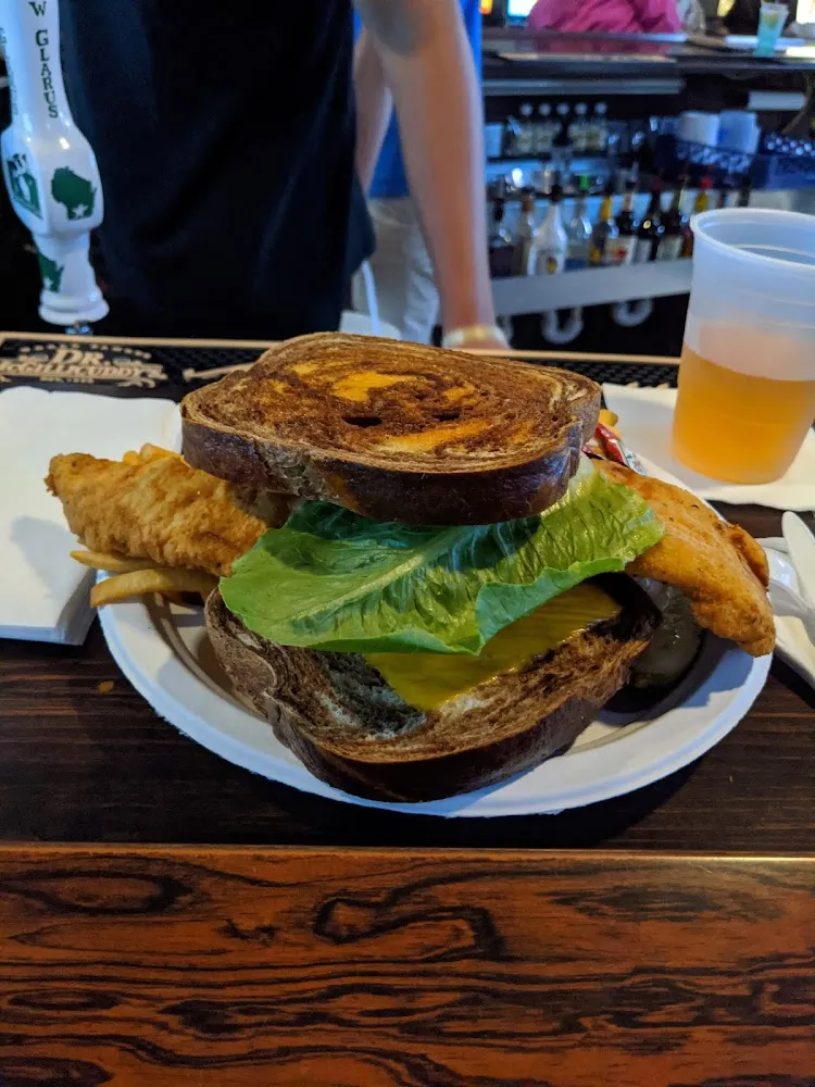 Haddock Sandwich with Fries